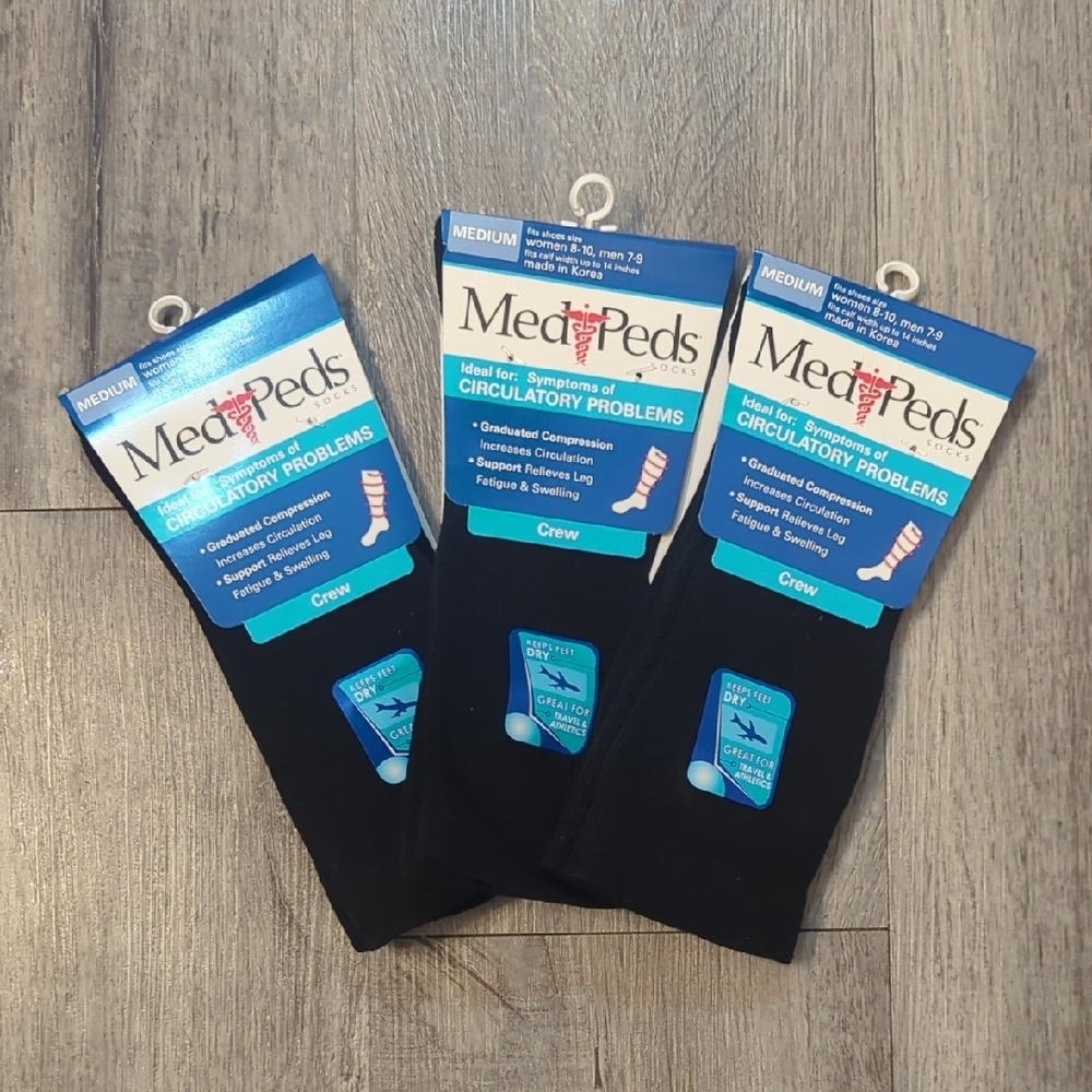 Men's Black Crew Socks